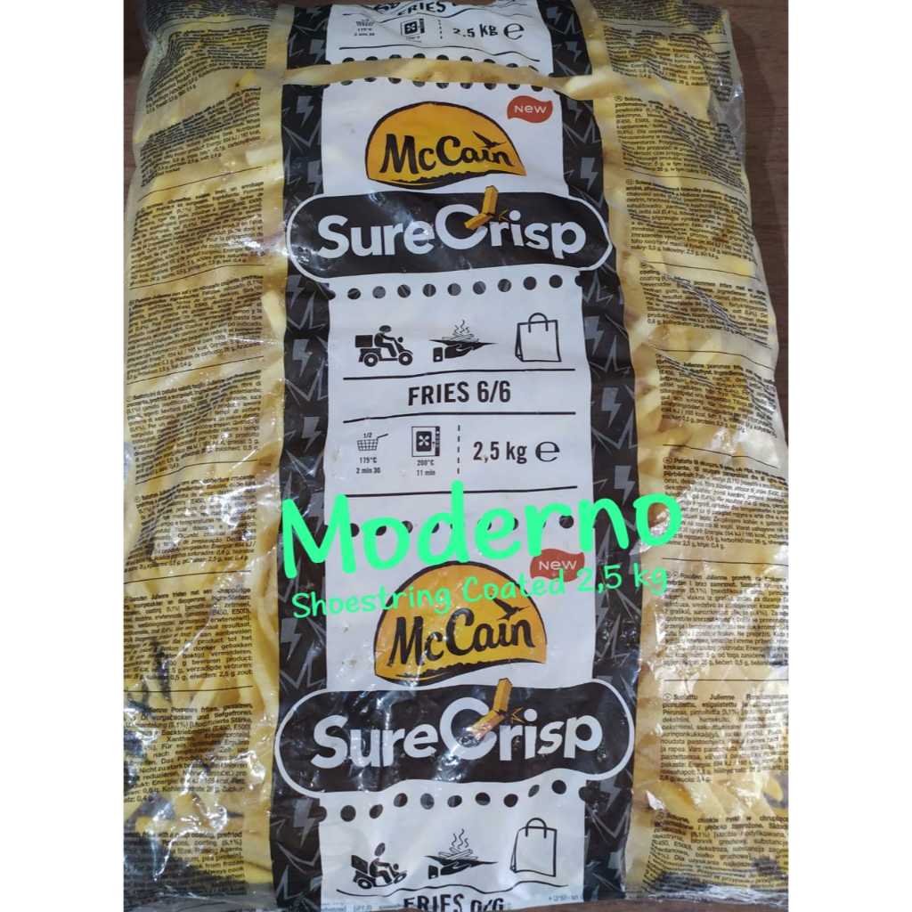 

Kentang McCain SureCrisp 6/6 Shoestring Coated 2,5 Kg