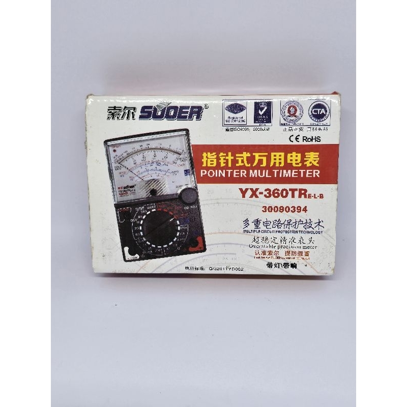 MULTITESTER SUOER YX-360TR (KUALITAS BAGUS)