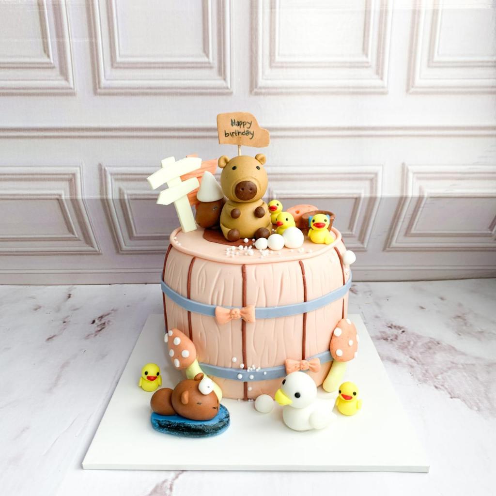 

Kue Ulang Tahun/Birthday Cake/Kue Ultah tema Capybara/Capybara cake/Kue Birthday jakarta