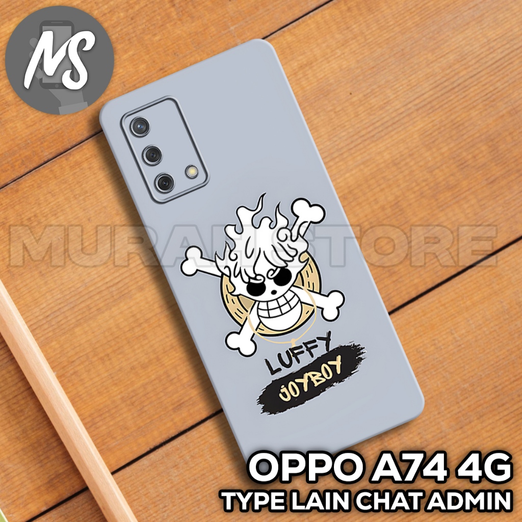 Softcase karet 0PPO A74 /MS6/motif ANIME/case OPPO A74 4G/casing OPPO A74 4G /silikon