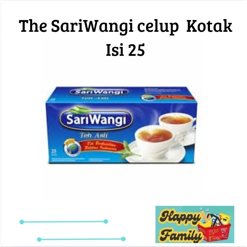 

Teh SariWangi Celup Kotak Isi 25 Kantong