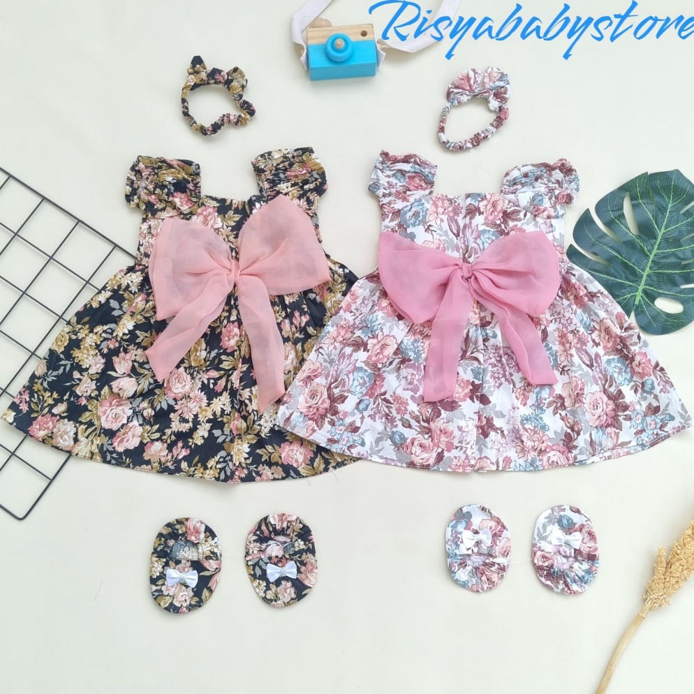 KODE O92U Dress baju bayi perempuan 6 bulan lucu Pakaian bayi perempuannewborn