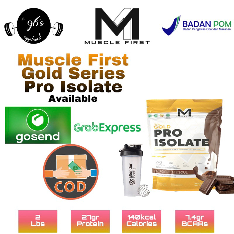 Muscle First series Gold Pro Isolate 2lbs 900gr BPOM / M1 Pro Isolate