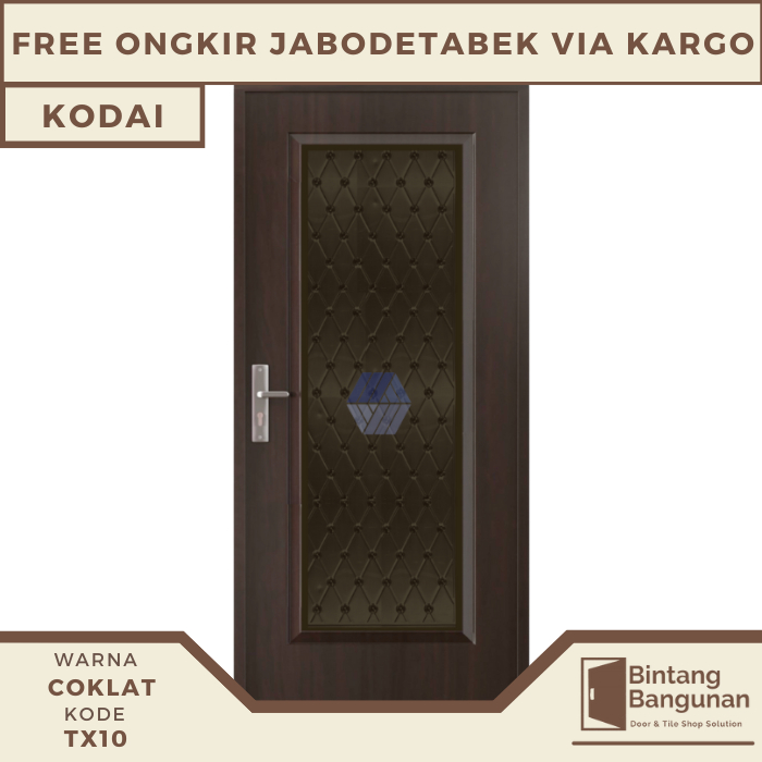Pintu Kamar | Pintu Rumah Baja Kodai TX10 - 90x206