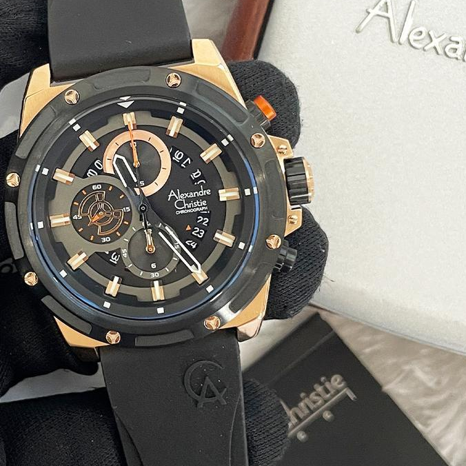 ALEXANDRE ALEXANDER CHRISTIE PRIA ORIGINAL 100% JAM TANGAN ORIGINAL JAM TANGAN PRIA TAHAN AIR ANTI