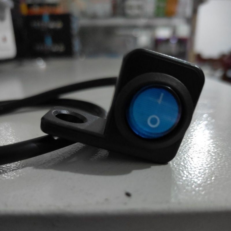 Tombol on off / Switch on off / Saklar Lampu Motor / Saklar Switch 2 Mode / Tombol lampu on off