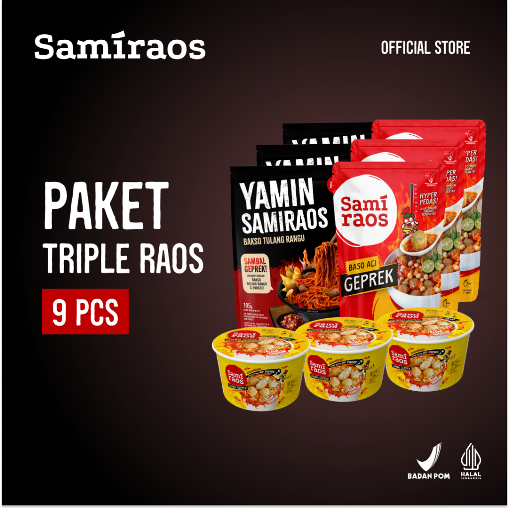 

SAMI RAOS - Paket Triple Raos