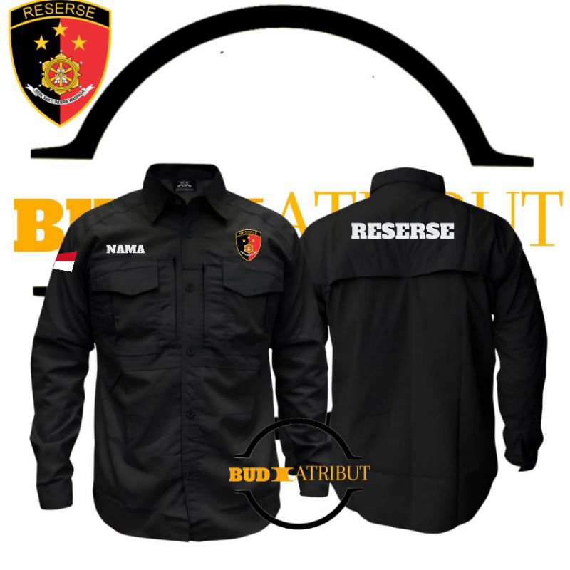 kemeja reserse / kemeja mteck reserse / kemeja pdh reserse / kemeja pdl reserse / baju reserse / ser