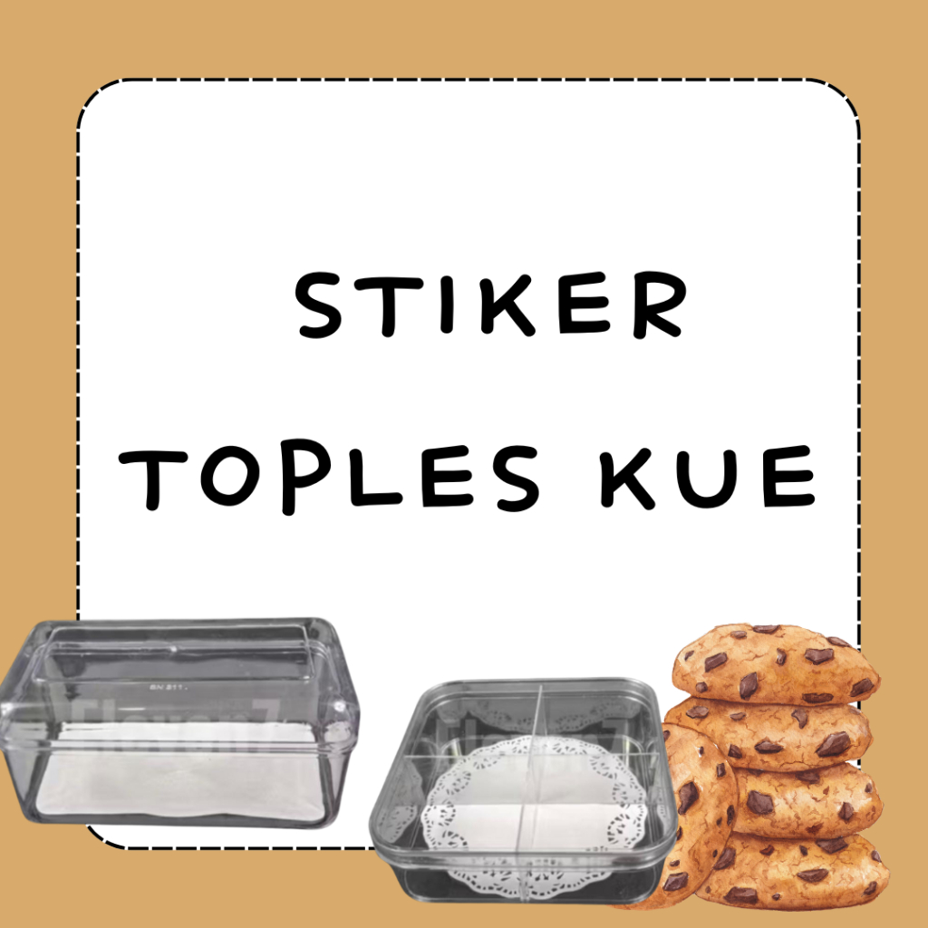

Stiker Toples Kue Waterproof