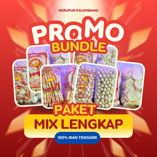

Paket Mix Lengkap – 6 Kerupuk Palembang Ikan Tenggiri (6x250g) – Lengkap Semua Varian!