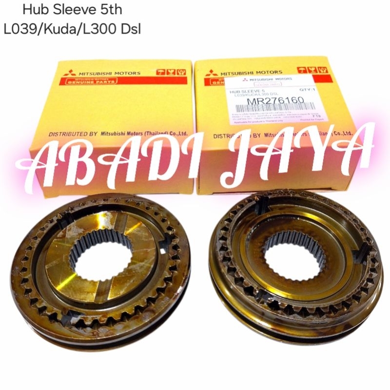 HUB & SLEEVE GIGI 5 MITSUBISHI L300 DIESEL L039 KUDA DIESEL ORIGINAL