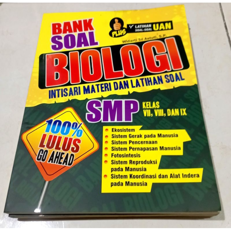 ( OBRAL ) BUKU LATIHAN SOAL SMP // PENDIDIKAN // BANK SOAL BIOLOGI SMP // ORIGINAL