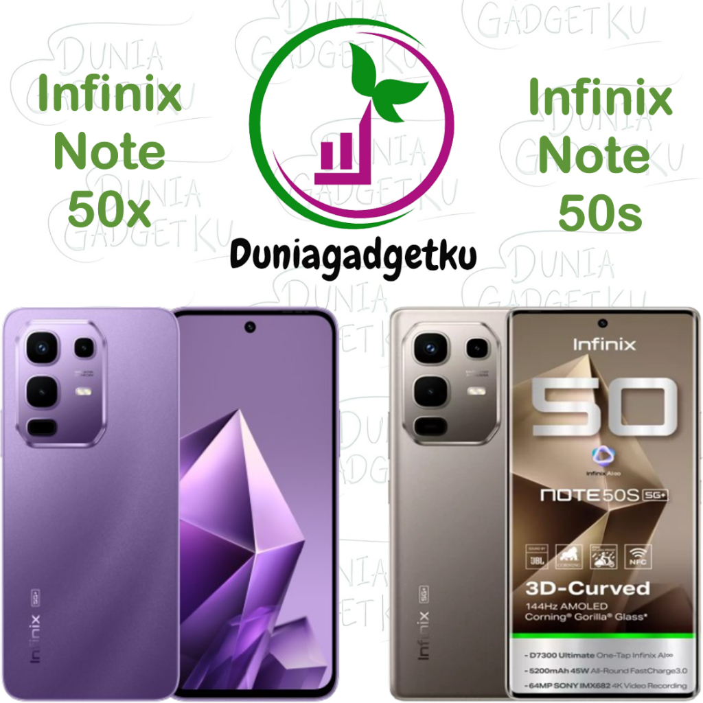 KA Infinix Note 50x 5G Infinix Note 50s 5G [8/256 GB] Garansi Resmi Infinix Indonesia