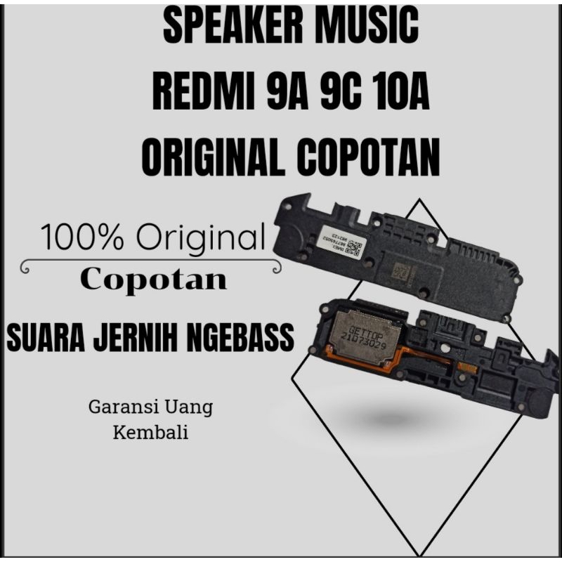 REDMI 9A 9C 10A  BUZZERR SPEAKER TUTUP MESIN BAWAH ORIGINAL COPOTAN NORMAL TESTED
