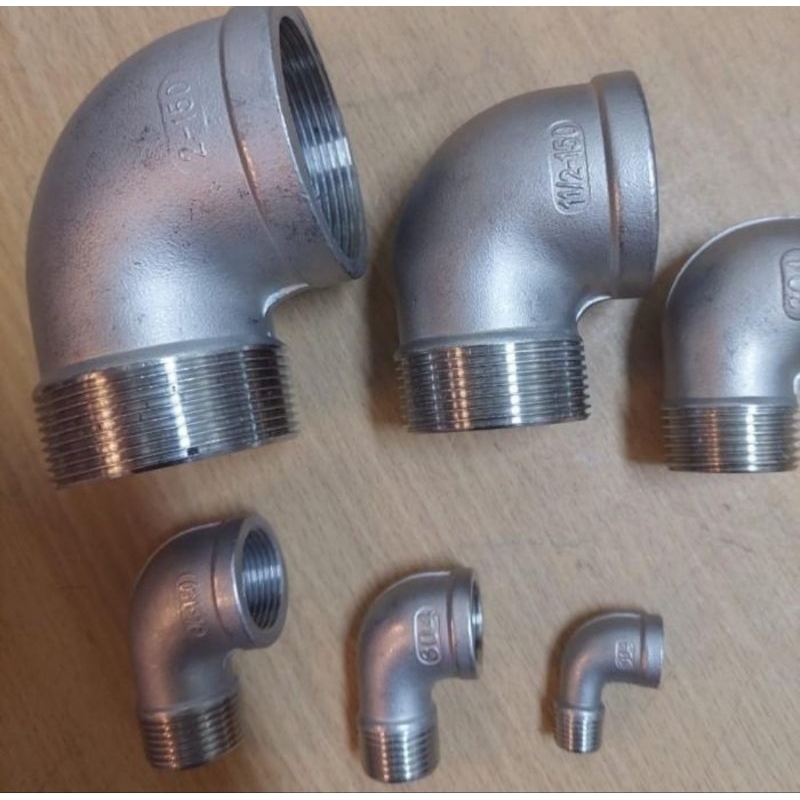 Street Elbow Stainless 304 elbow drat luar dan drat dalam SS304
