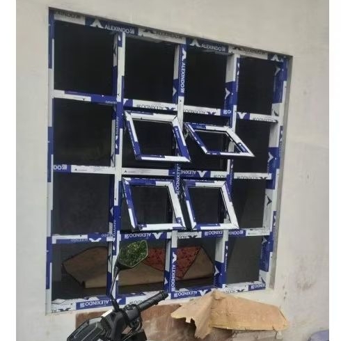 Jendela Minimalis Alexindo 3 inch Dan Kaca Polos 5mm