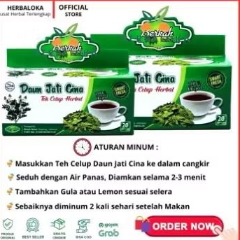

Teh CELUP Jati Cina BERKAH HERBAL TEH PELANGSING