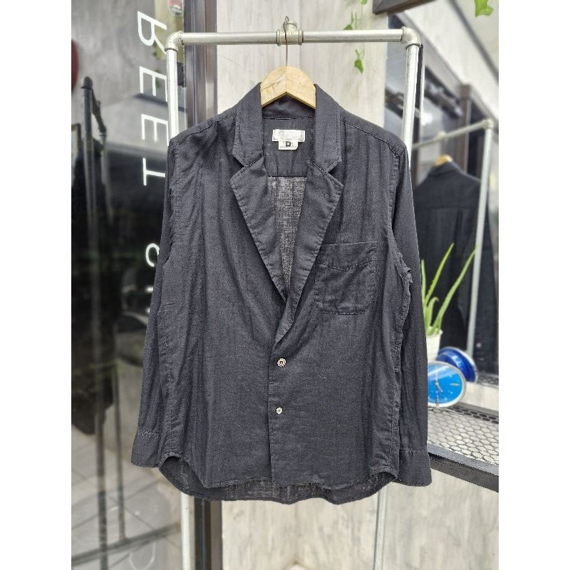 blazer cdg ganryu linen