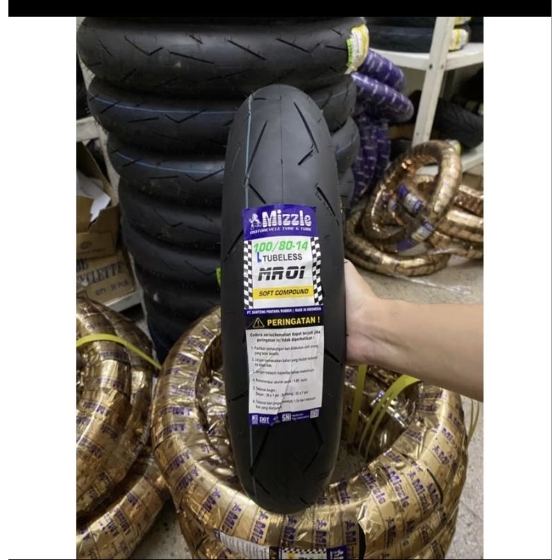 Ban Mizzle MR01 Mr01 100/80-14 Soft Compound