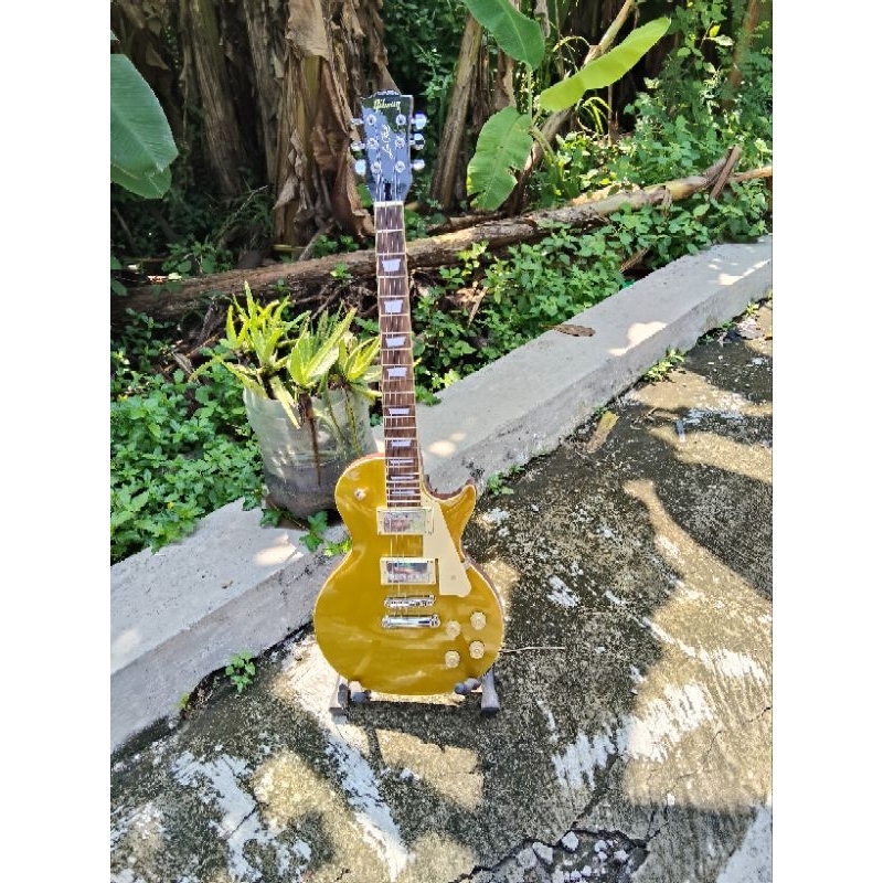 Gitar Elektrik Difergio Gold Model Gibson Les Paul
