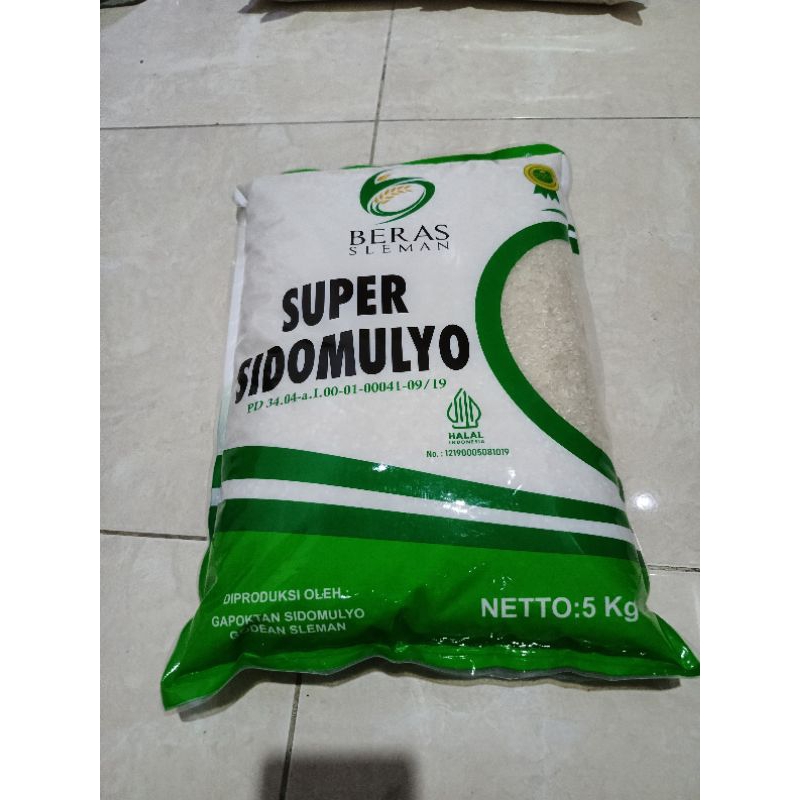 

Beras Premium Super Sidomulyo 5kg