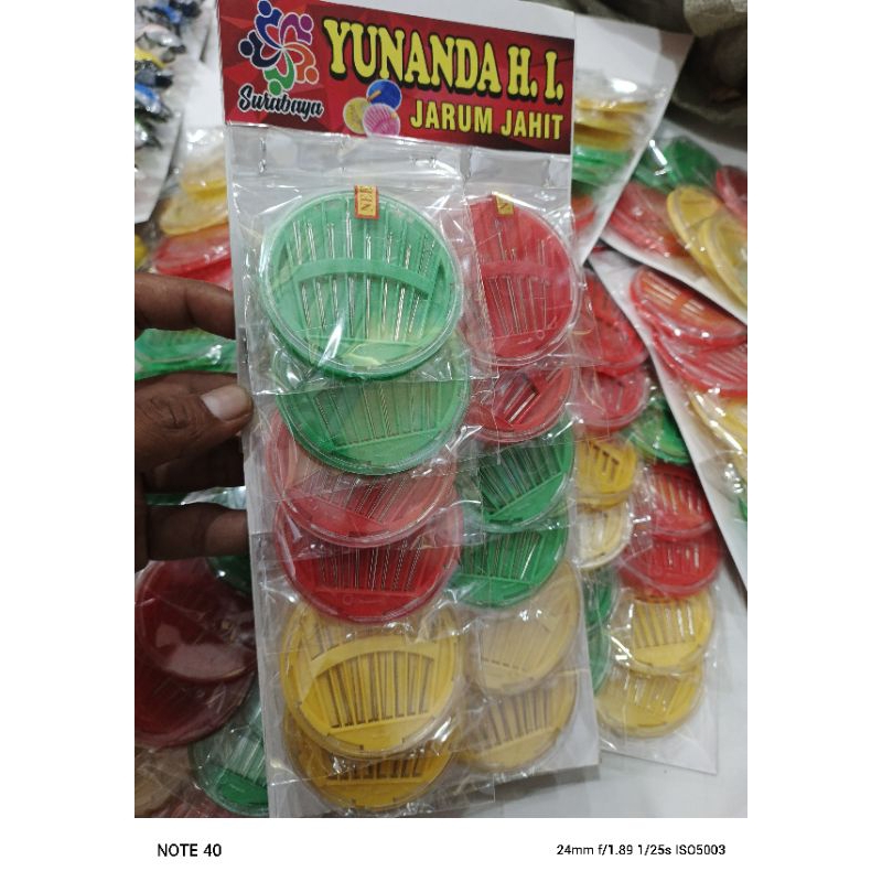 ( isi 12 pak ) jarum jahit piring super tajam