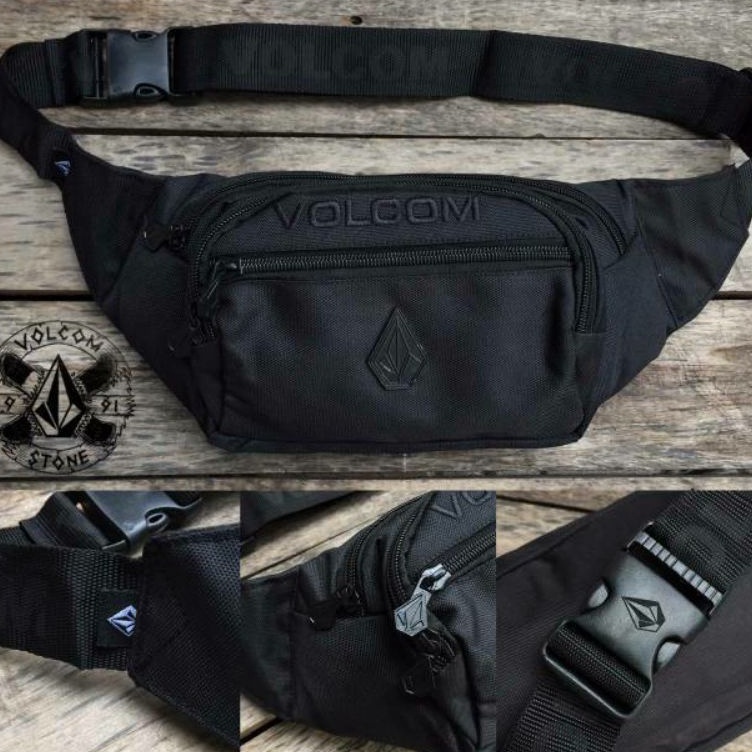 KODE C33Y TAS PINGGANG VOLCOM TAS SELEMPANG VOLCOM WAISTBAG VOLCOM SLING BAG VOLCOM LOGO BESI
