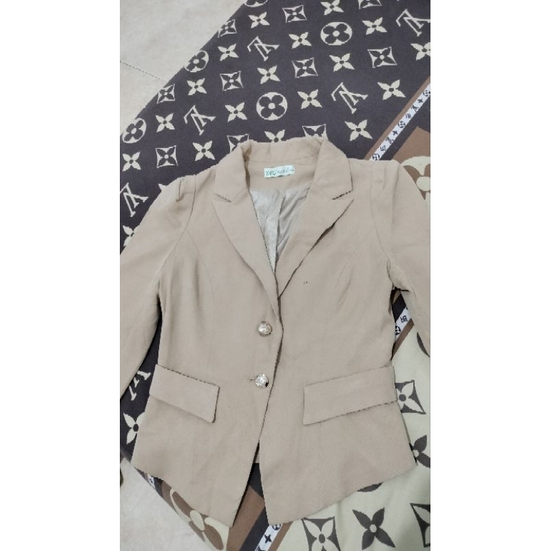 Preloved blazer crop