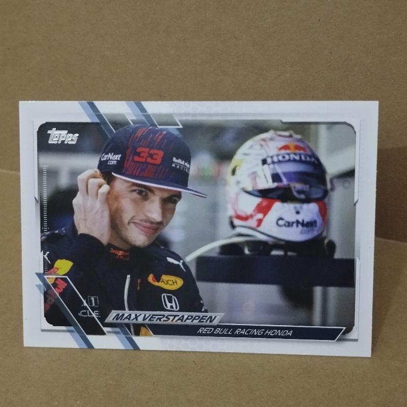 Kartu F1 Topps 2021 Max Verstappen