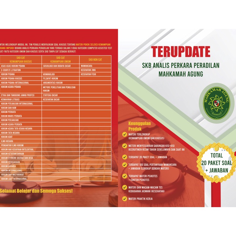 KODE W24B TERUPDATE SKB ANALIS PERKARA PERADILAN APP MA