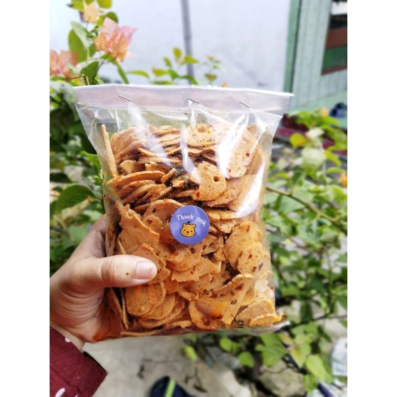 

basreng pedas daun jeruk dan original 1kg