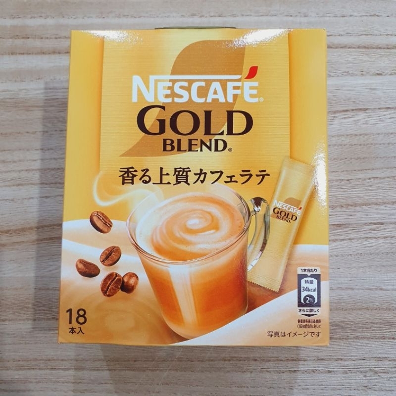 

Nescafe Gold Blend Japan - Cafe Latte (isi 18sticks)