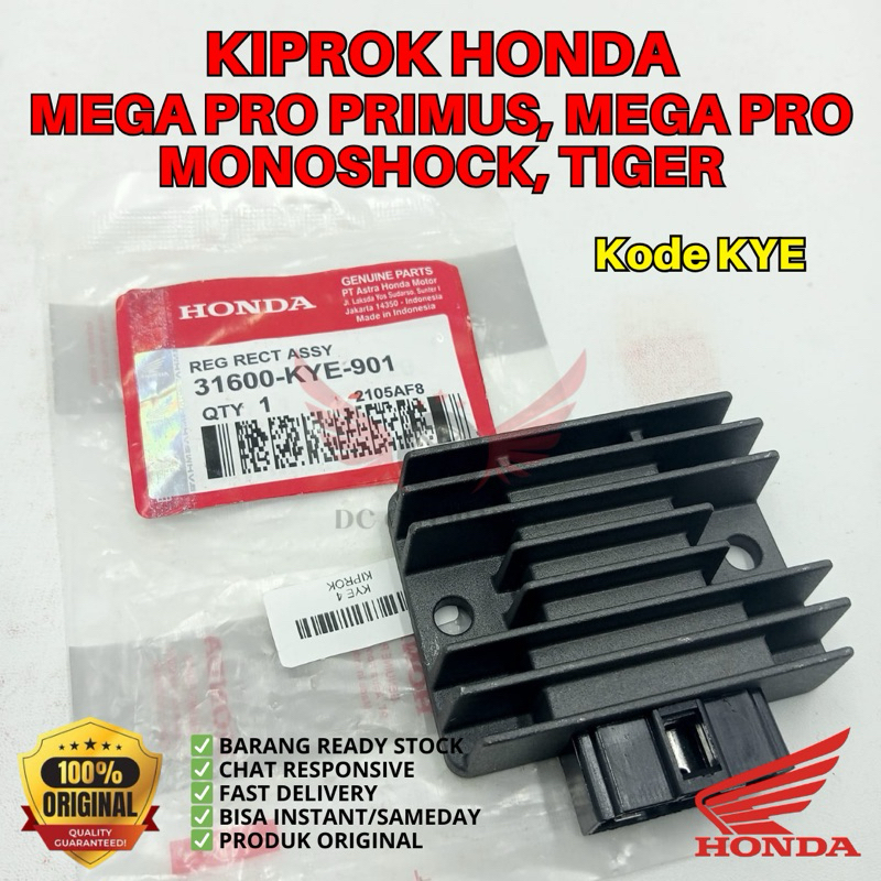 KYE KIPROK HONDA MEGAPRO PRIMUS, KIPROK ORIGINAL MEGAPRO PRIMUS, KIPROK ORI MEGAPRO, KIPROK HONDA ME
