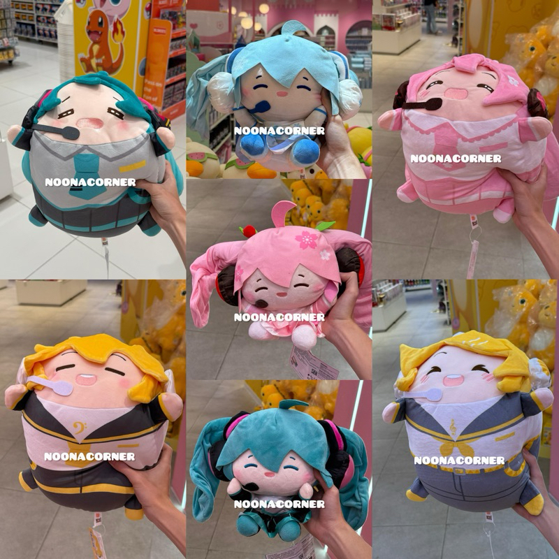 Miniso x Hatsune Miku ‼️ Bantal Boneka Lucu / Plush Doll Hatsune Miku & Friends Collections (Snow Mi