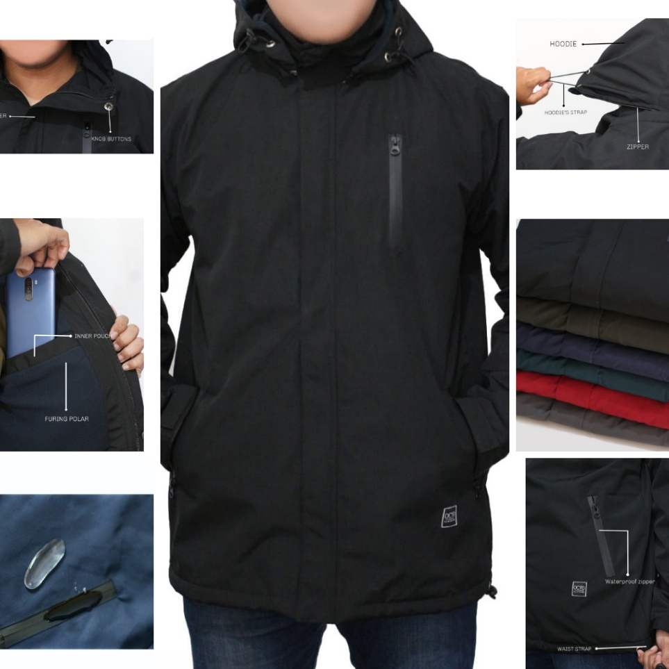 KODE I78R Jaket Mountaineer  Jaket Outdoor  Jaket Gunung  Jaket Touring  Jaket Motor  Jaket Waterpro