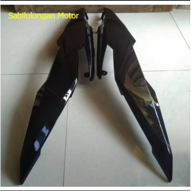 Cover bodi body samping belakang beat eco beat street hitam 2017 2019