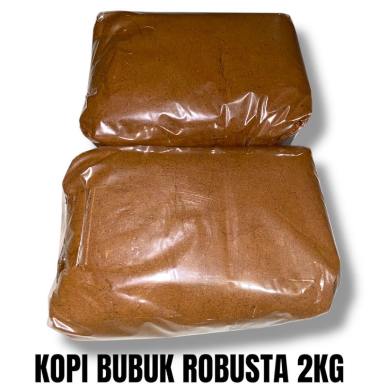 

Kopi Bubuk Robusta 2Kg Mantap/Kopi Bubuk Hitam Kwalitas Terbaik