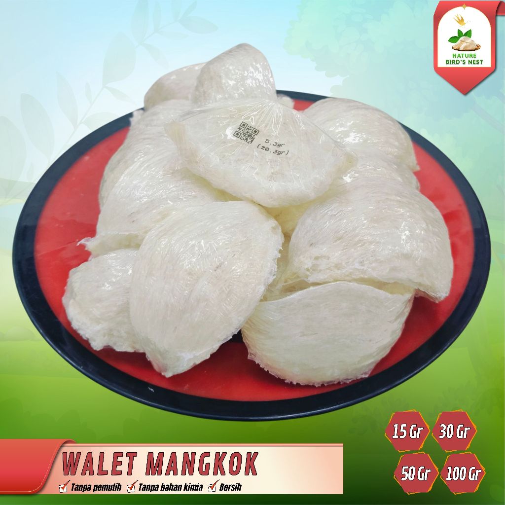 

Sarang Burung Walet Mangkok / Bird Nest / Yanwo