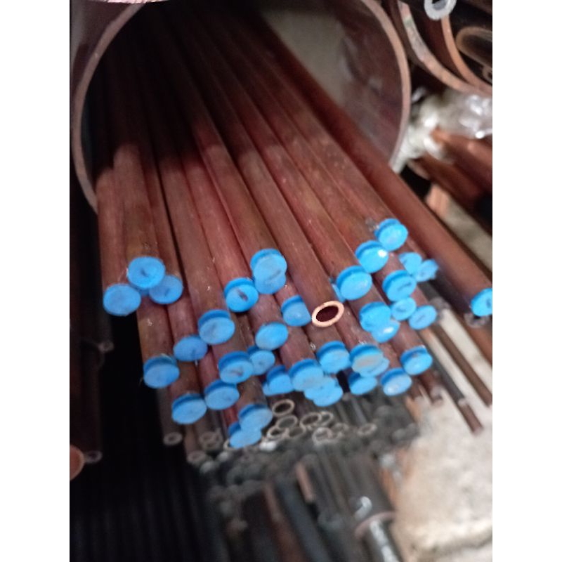 Pipa Tembaga Diameter 10mm x T 2mm x 4000mm Pipa Tembaga