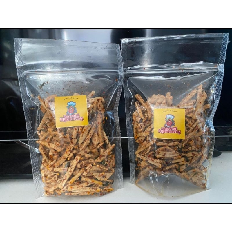 

Basreng pedas daun jeruk