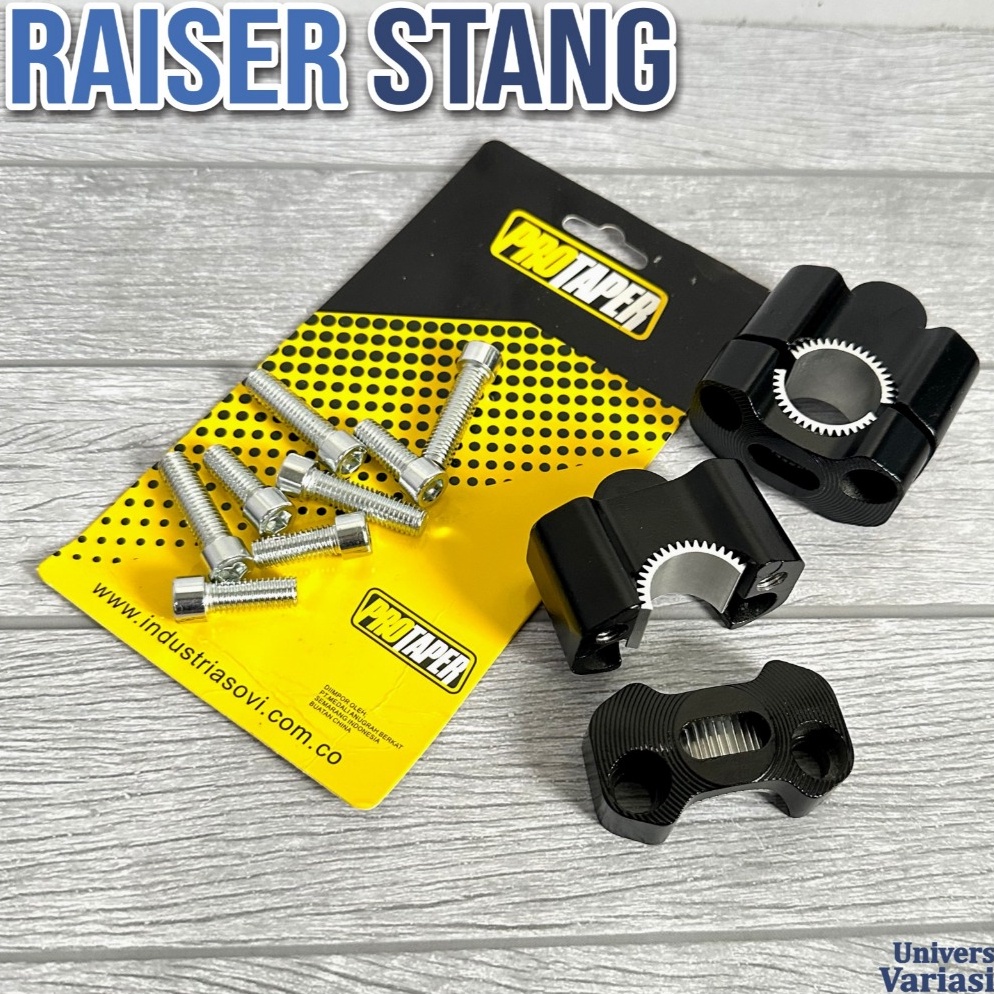 KODE B24H RISER STANG FATBAR ORIGINAL PROTAPER FULL CNC RAISER KLEMAN PENINGGI DUDUKAN TRONDOL STAND