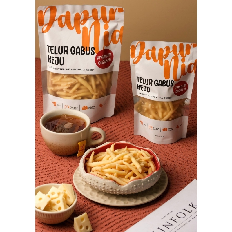 

Telur Gabus Keju Premium Dapur Nia 100 gr