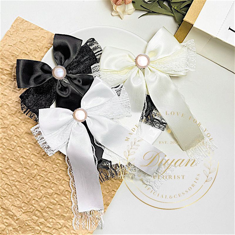 pita brooch // jepit rambut // pita baju // hiasan rambut