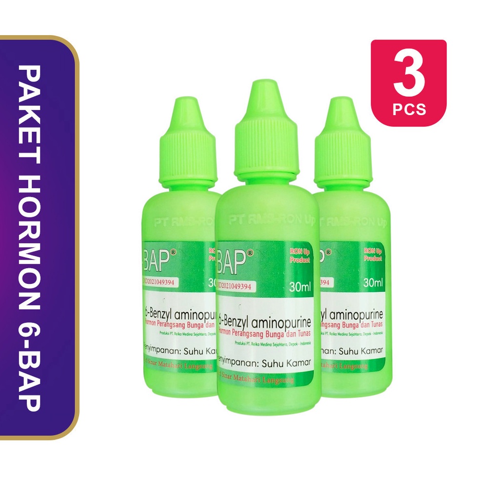 KODE O7Q Paket Pupuk Hormon Pertumbuhan 6BAP Original  3pcs
