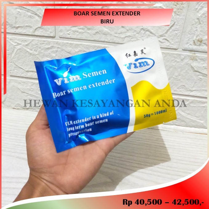 KODE S98H Vim Semen Boar Semen Extender Pengencer Sperma Semen Babi  Biru