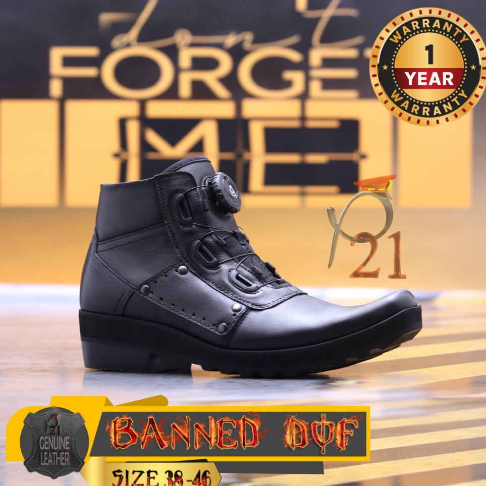 Sepatu PDH  Sepatu Tali Putar  Sepatu Polisi  Sepatu Dinas  Merk P21 Tipe Banned Dof KODE P1P3