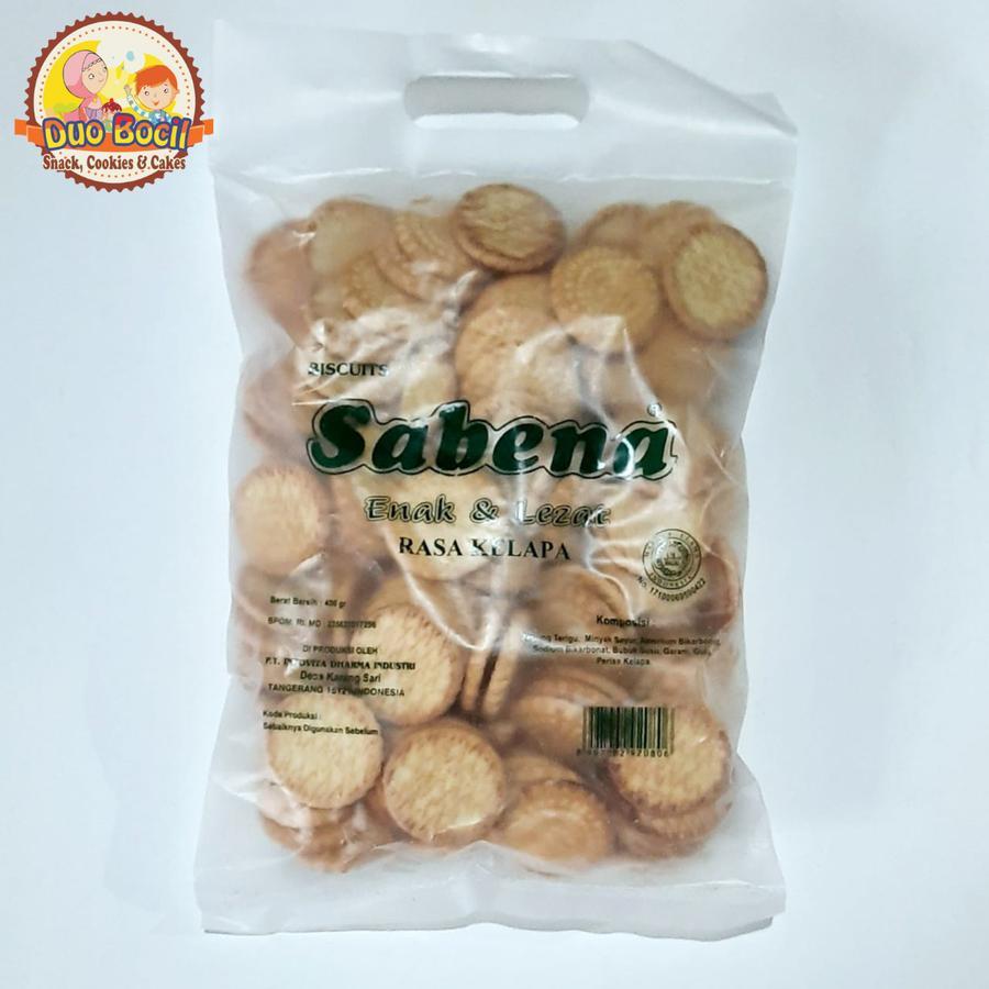 

Biskuit Sabena rasa KELAPA 400 Gram - Duo Bocil Snack