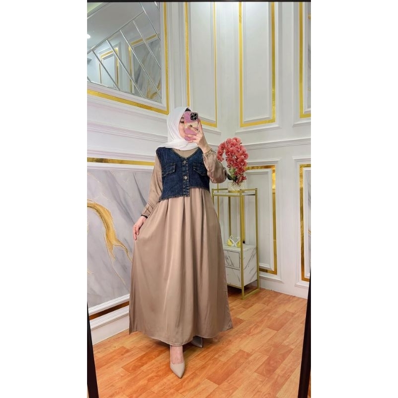 GAMIS ROMPI JEANS