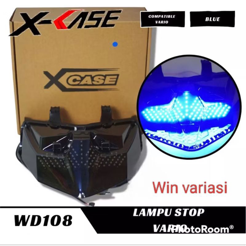 LAMPU STOP VARIO 150 LED RUNNING 7 MODE PLUS MIKA STOPLAMP VARIO 125 NEW VARIO 150 NEW Win Variasi