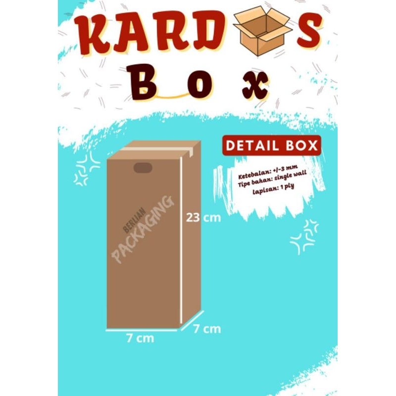 

KARDUS PACKING UKURAN 7X7X23